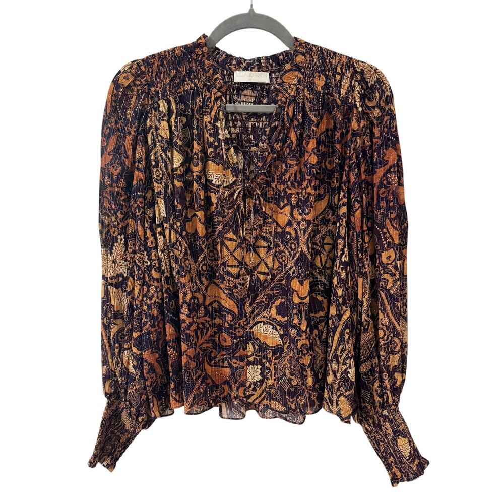 Ulla Johnson Ida Blouse in "Celestial" Size 4 - Picture 5 of 12